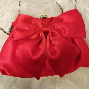Vintage Red Clutch